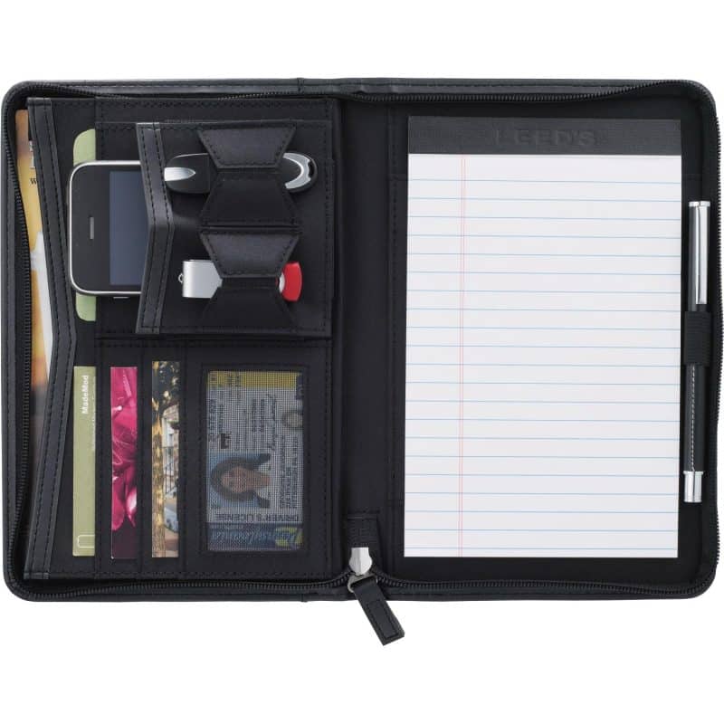 Pedova™ Jr. Zippered Padfolio with FSC® Mix Paper-5